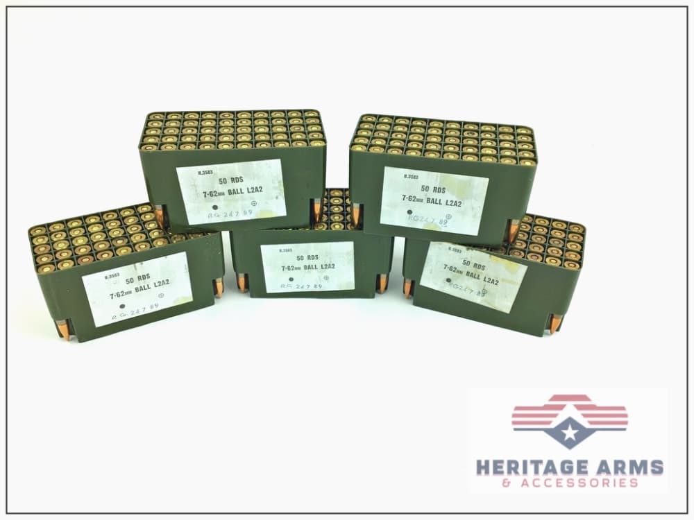 250 Rounds - Radway Green 7.62x51mm NATO L2A2 Military Surplus Ammunition-img-0