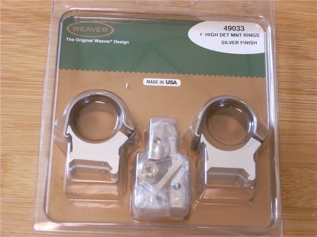 Weaver one inch high det Rings-img-0