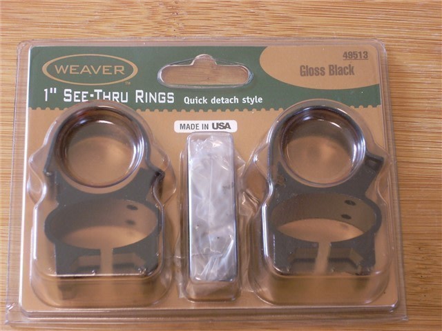 Weaver 1" see thru rings-img-0