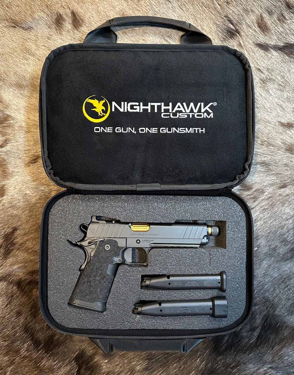 NEW NIGHTHAWK CUSTOM SHOP SPRINGFIELD GOV'T 1911 DS PRODIGY AOS 9MM HI CAP-img-25