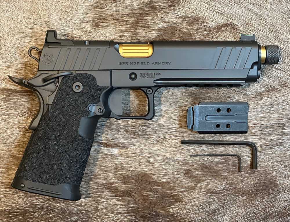 NEW NIGHTHAWK CUSTOM SHOP SPRINGFIELD GOV'T 1911 DS PRODIGY AOS 9MM HI CAP-img-0