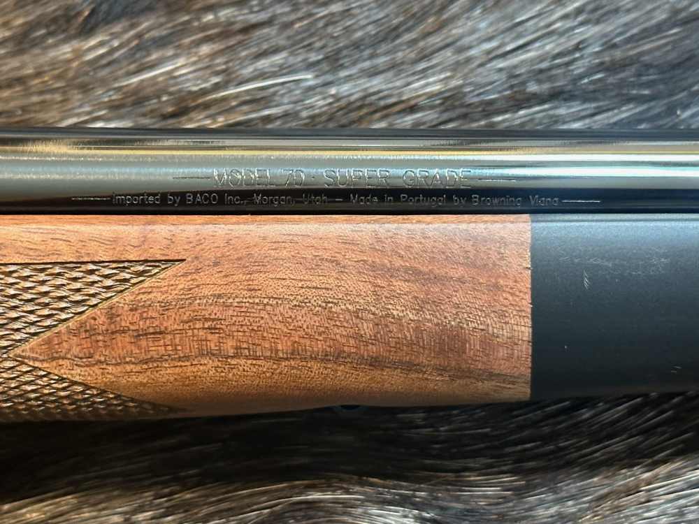 WINCHESTER MODEL 70 SUPER GRADE 270 WIN 24" GREAT WOOD, FREE SAFARI-img-6