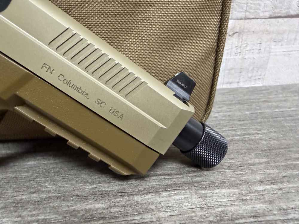 FN HERSTAL FNX-45 TACTICAL FDE 45 ACP 2-15 ROUND MAGS TB 66968 ORIGINAL BOX-img-12
