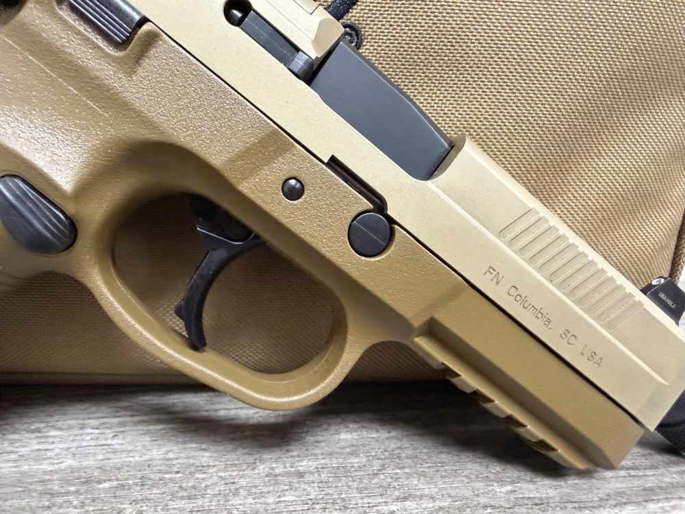 FN HERSTAL FNX-45 TACTICAL FDE 45 ACP 2-15 ROUND MAGS TB 66968 ORIGINAL BOX-img-11