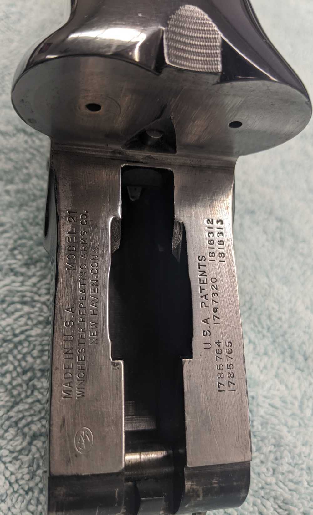 Rare Beautiful Winchester Model 21 SxS 12 GA -img-11