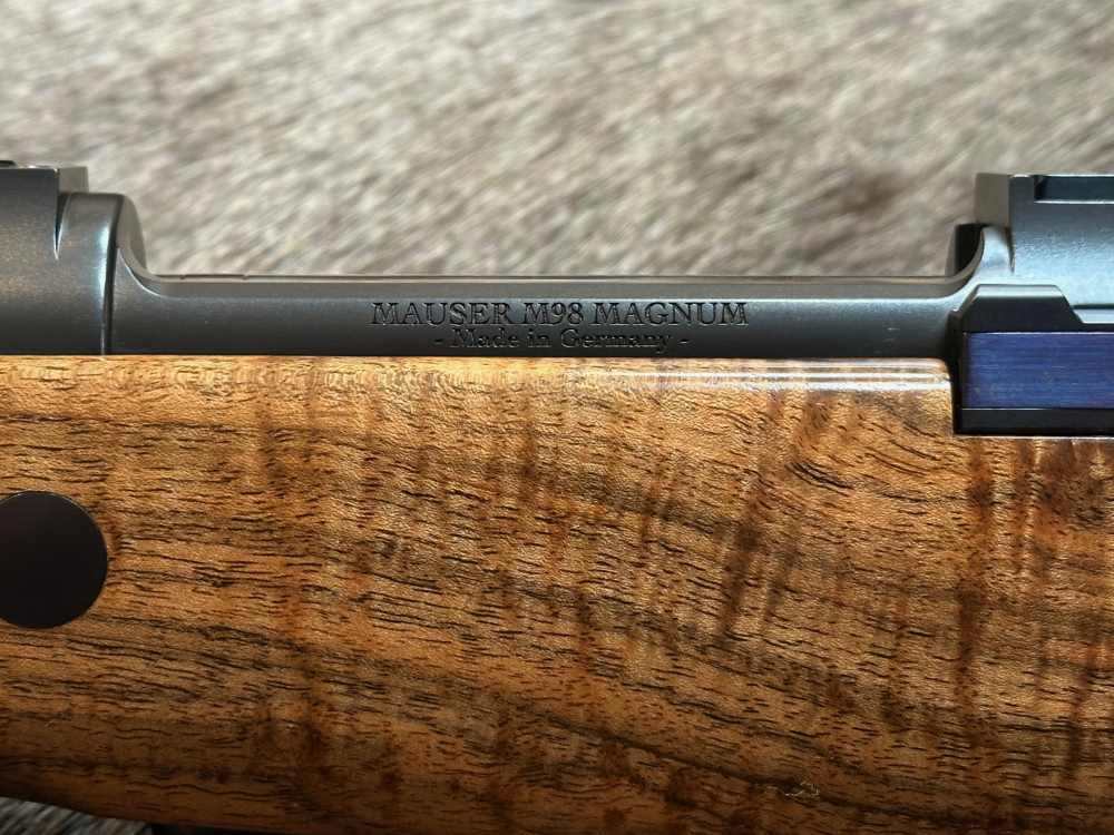JOHN RIGBY BIG GAME DSB 375 H&H, MAUSER 98, GRADE 6 WOOD, GOLD INLAY-img-19