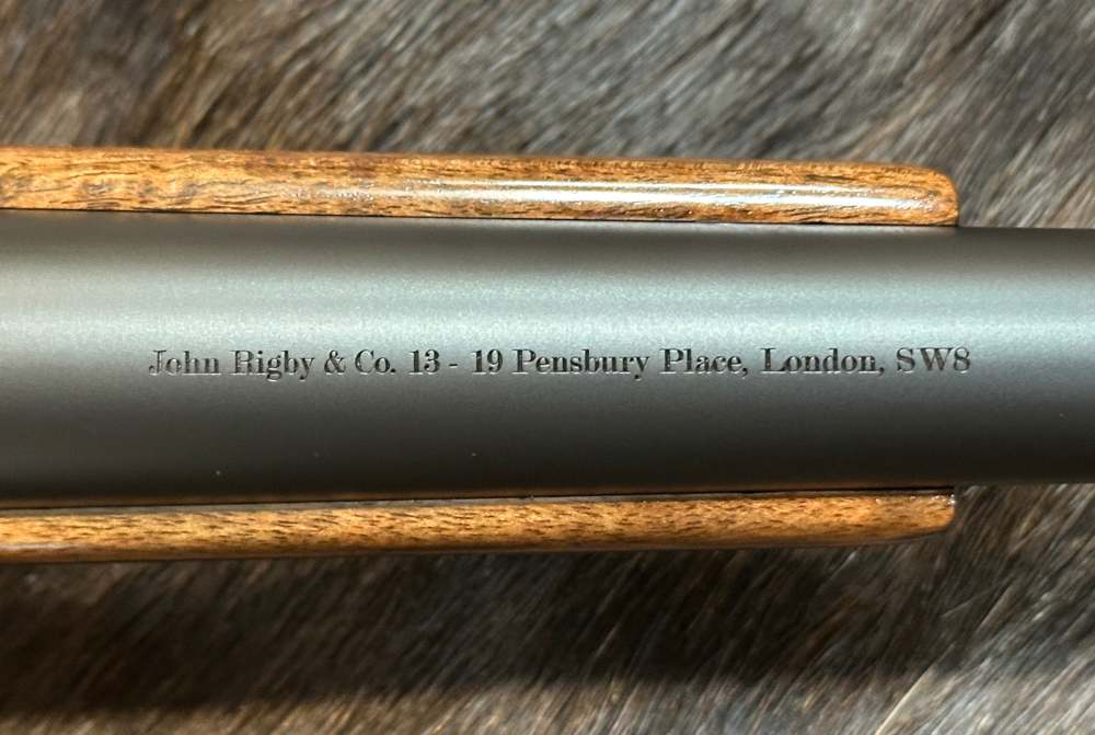 JOHN RIGBY BIG GAME DSB 375 H&H, MAUSER 98, GRADE 6 WOOD, GOLD INLAY-img-16