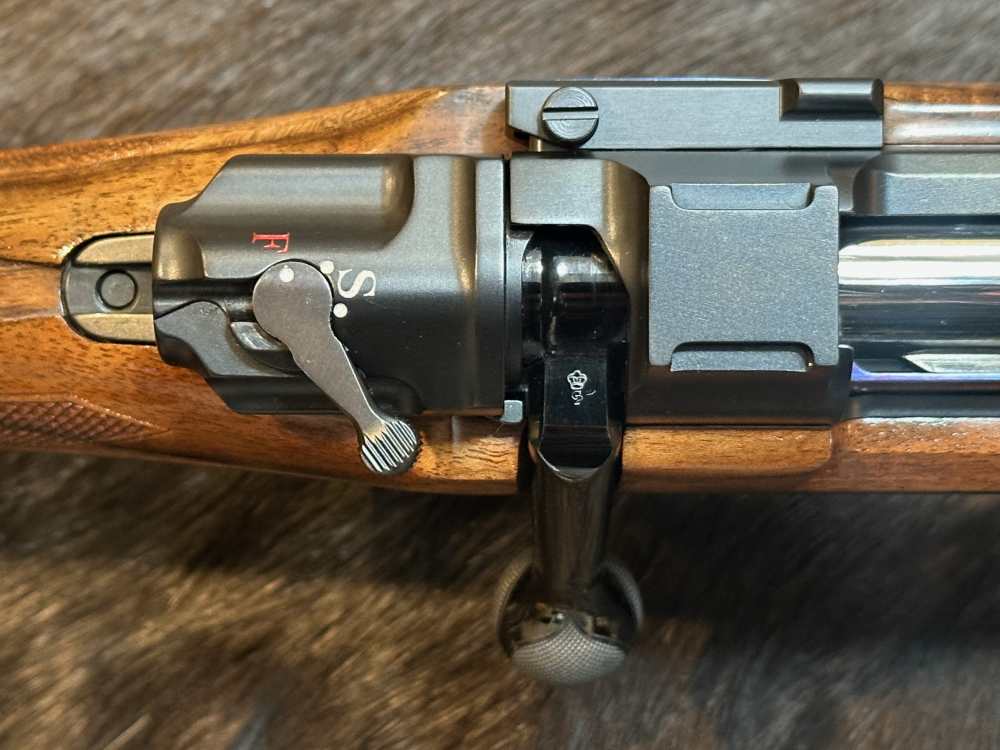 JOHN RIGBY BIG GAME DSB 375 H&H, MAUSER 98, GRADE 6 WOOD, GOLD INLAY-img-10