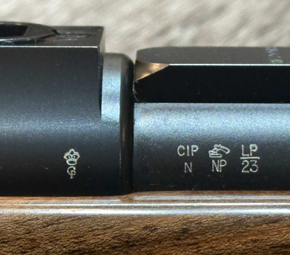 JOHN RIGBY BIG GAME DSB 375 H&H, MAUSER 98, GRADE 6 WOOD, GOLD INLAY-img-7