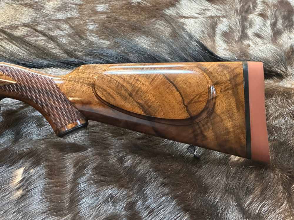 JOHN RIGBY BIG GAME DSB 375 H&H, MAUSER 98, GRADE 6 WOOD, GOLD INLAY-img-12