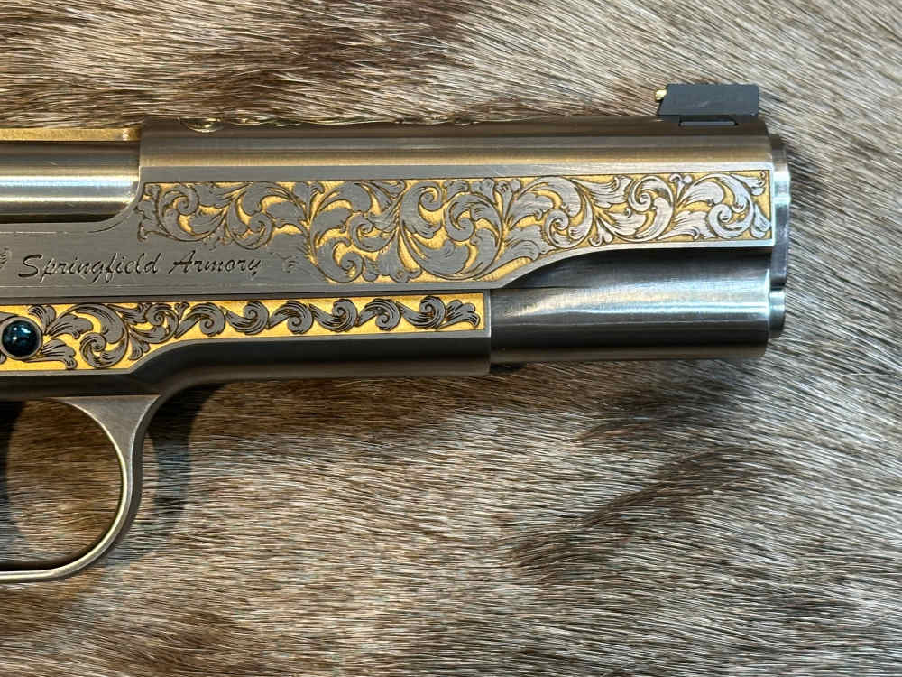 NEW NIGHTHAWK CUSTOM SHOP SPRINGFIELD GOV'T 1911 GARRISON ENGRAVED 45 ACP-img-10