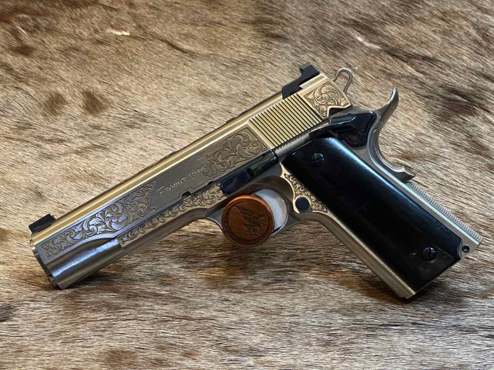 NEW NIGHTHAWK CUSTOM SHOP SPRINGFIELD GOV'T 1911 GARRISON ENGRAVED 45 ACP-img-11
