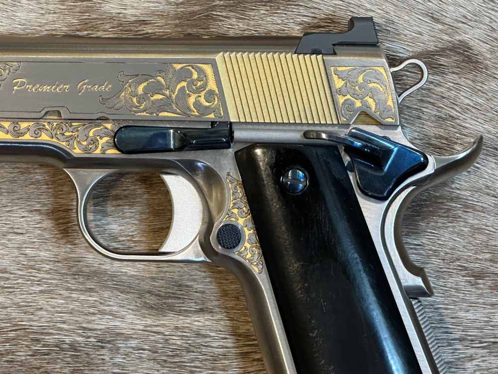 NEW NIGHTHAWK CUSTOM SHOP SPRINGFIELD GOV'T 1911 GARRISON ENGRAVED 45 ACP-img-14