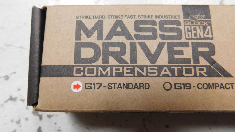 STRIKE INDUSTRIES Glock 17 Gen 4 MASS DRIVER Compensator 9mm-img-5