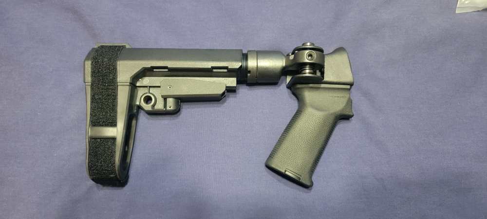 Remington Tac-13 Suarez International made, sliding and folding arm brace -img-1