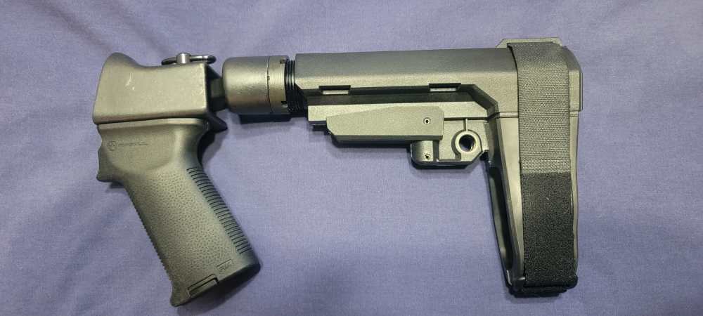 Remington Tac-13 Suarez International made, sliding and folding arm brace -img-0