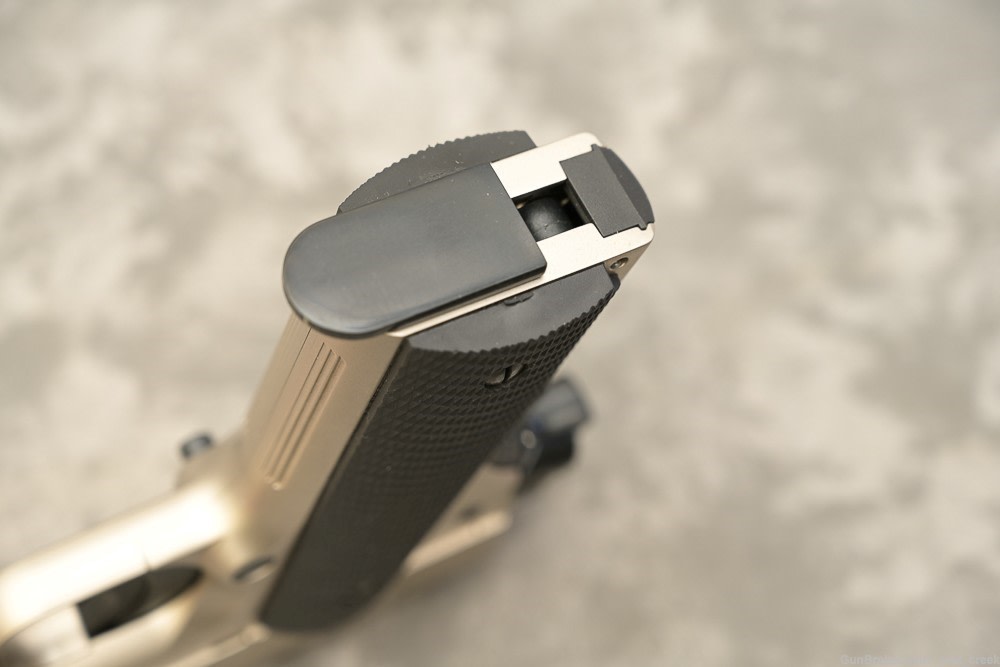 Colt 1911 .177 CO2 pellet pistol; NICKEL FINISH made in Germany-img-8