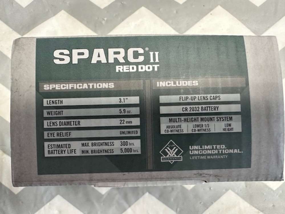 New Vortex Optics Sparc II Red Dot Sight - 2 MOA Dot   -img-4