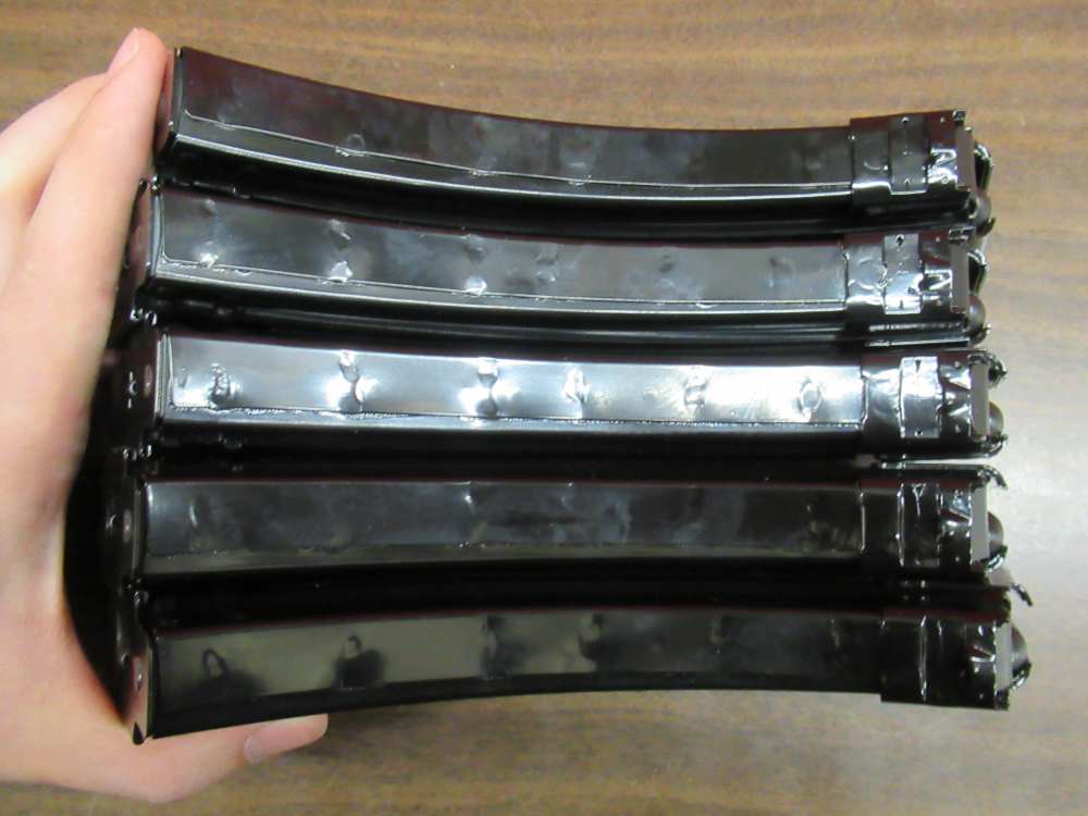 5 RWB AK AK47 AKM 7.62 7.62x39 30 RD BHO Black Steel Magazines Mags Clips-img-3