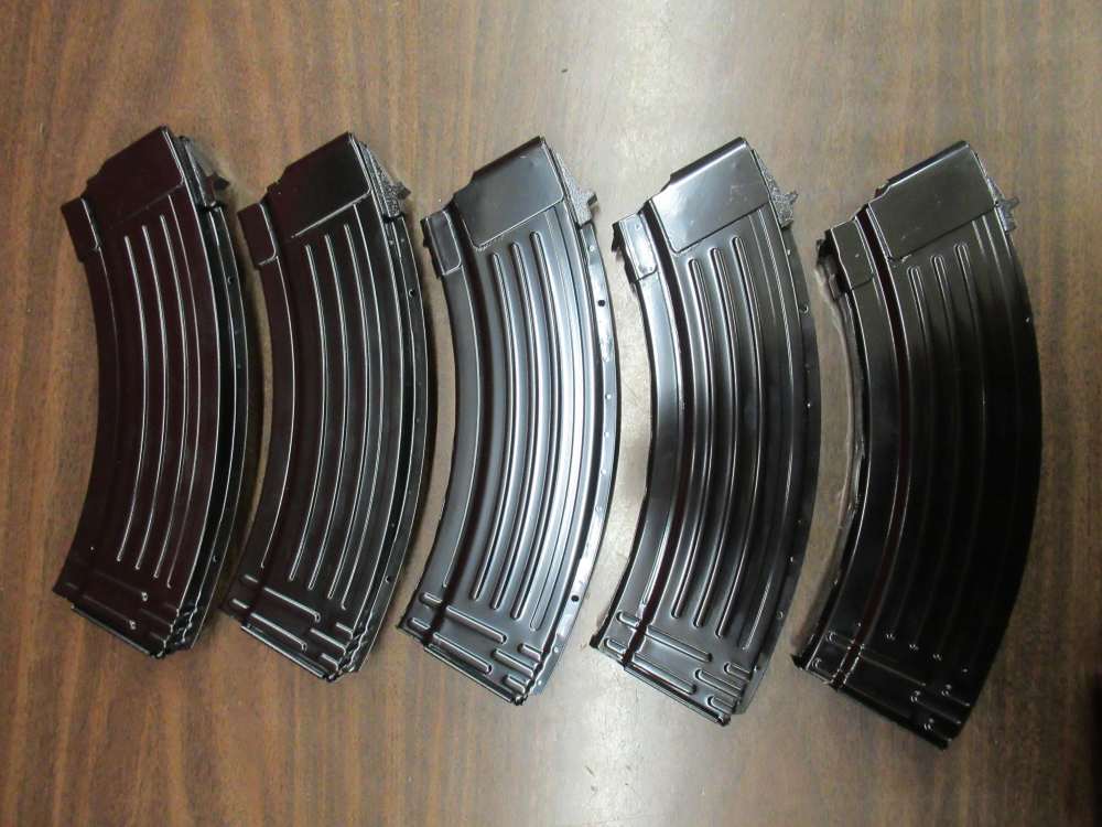 5 RWB AK AK47 AKM 7.62 7.62x39 30 RD BHO Black Steel Magazines Mags Clips-img-4
