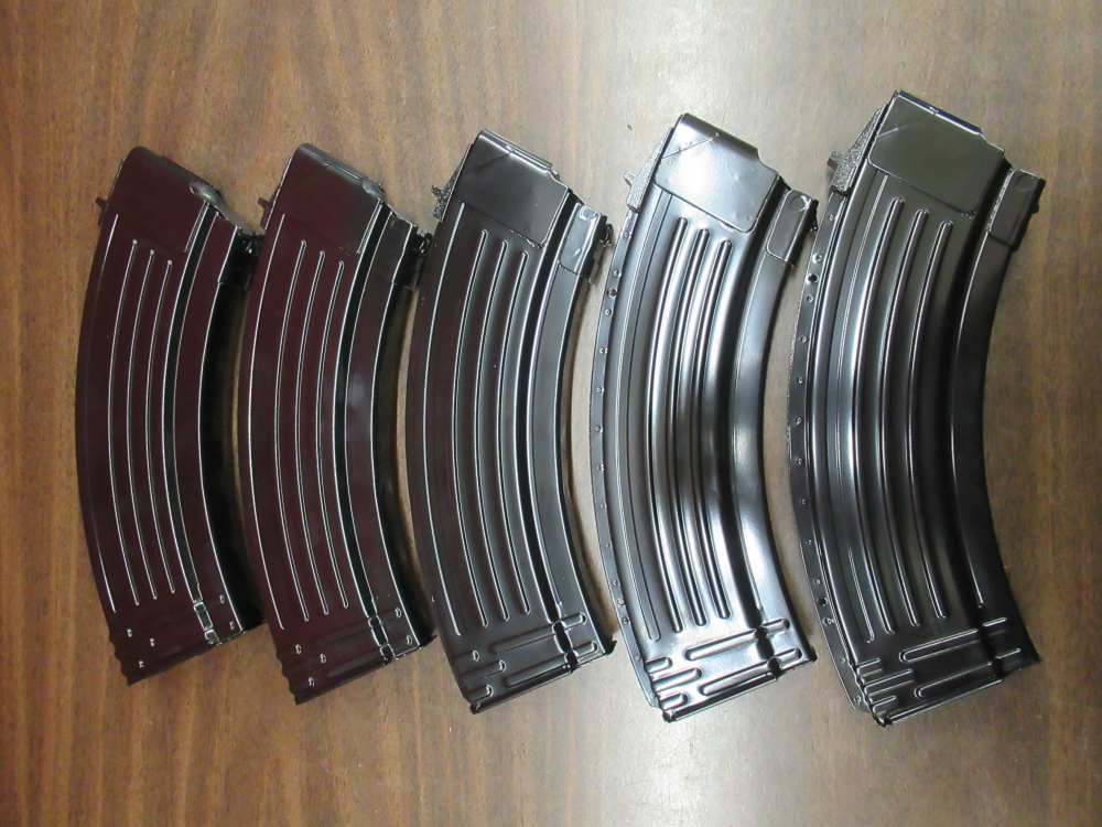 5 RWB AK AK47 AKM 7.62 7.62x39 30 RD BHO Black Steel Magazines Mags Clips-img-2
