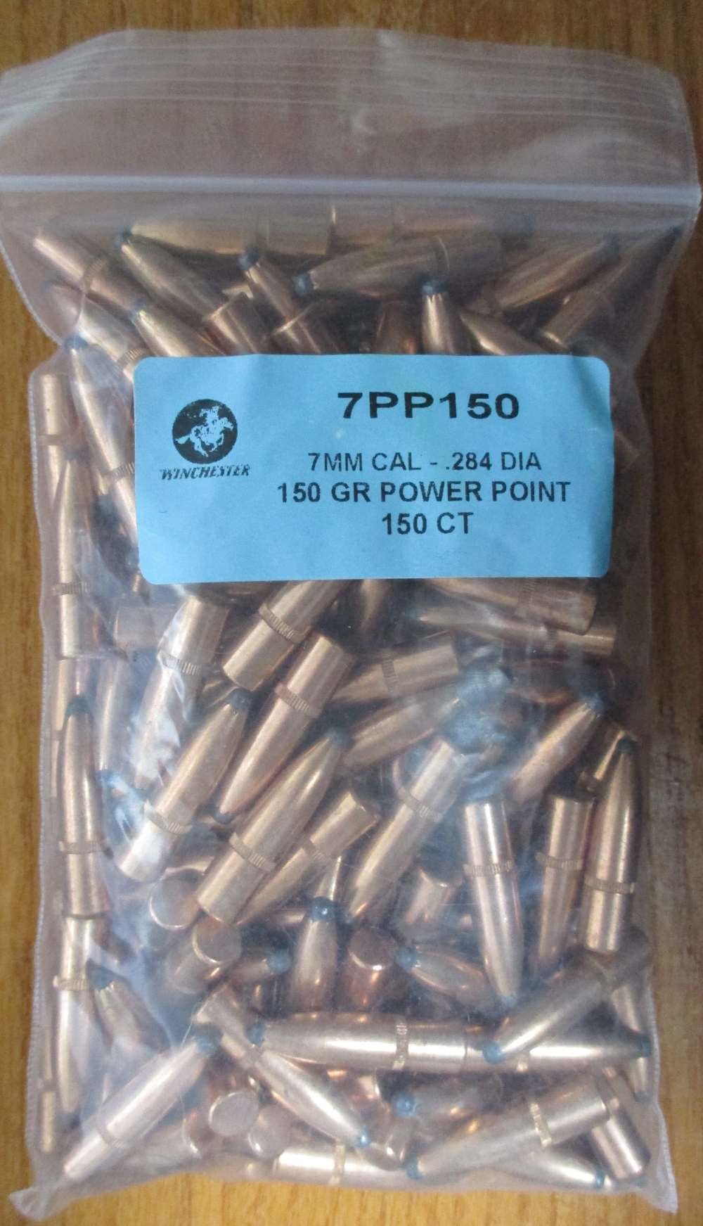 WINCHESTER 7PP150 - 7MM CAL .284 DIA - 150 GR POWER POINT - 150 CT-img-0