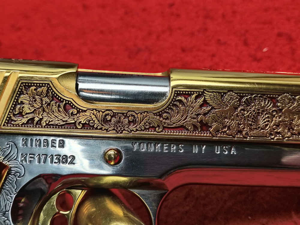 Seatle Engraving "Gardens Of Versailles" Kimber 1911 38 Super In Stock!-img-4