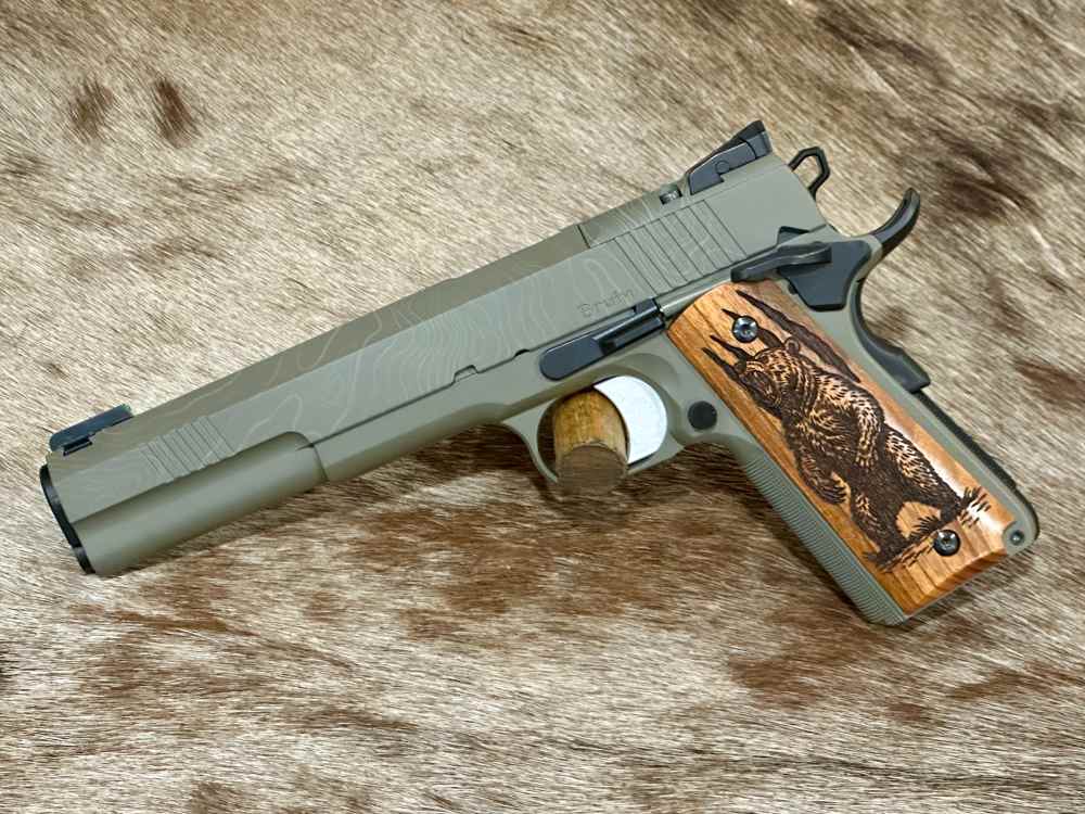 DAN WESSON BRUIN THUNDER PAW 1911 6" LONG SLIDE 10MM OPTIC READY-img-6