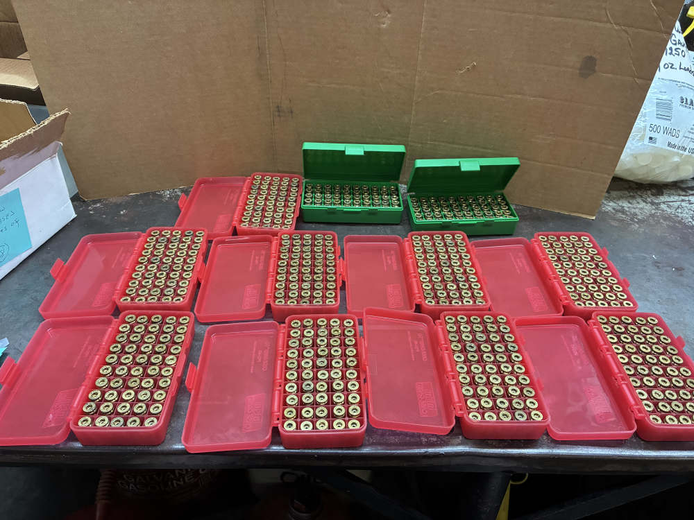40 S & W Win Brass casings, once fired, unprimed.  550-img-0