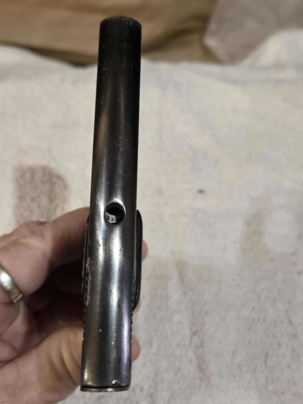 AUGUST MENZ TEARGAS GUN - COLLECTOR QUALITY - RARE-img-5