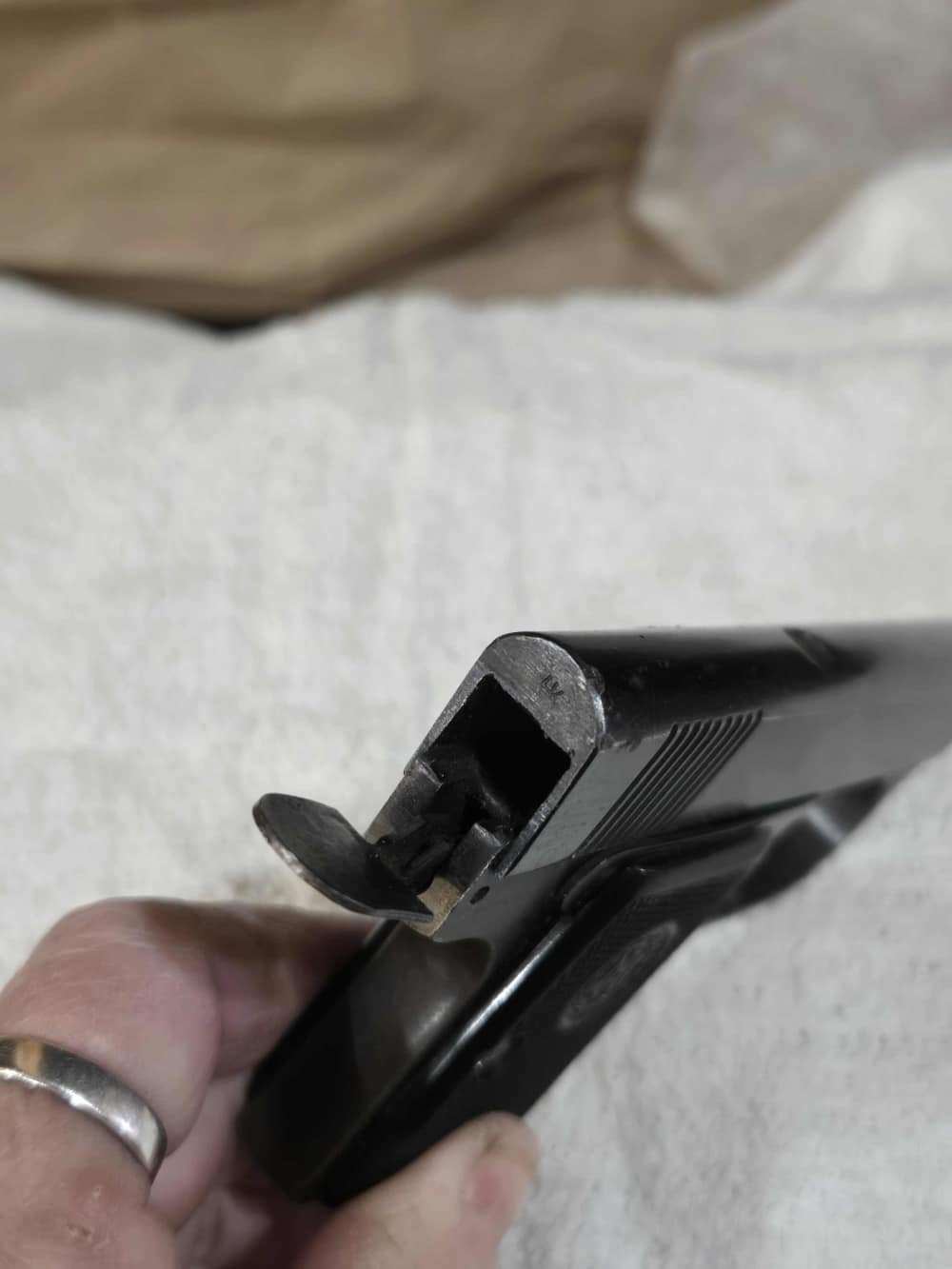 AUGUST MENZ TEARGAS GUN - COLLECTOR QUALITY - RARE-img-4