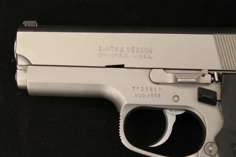 *RARE* 1990 Smith & Wesson 4536 Third Gen .45 ACP Compact Stainless S&W-img-8