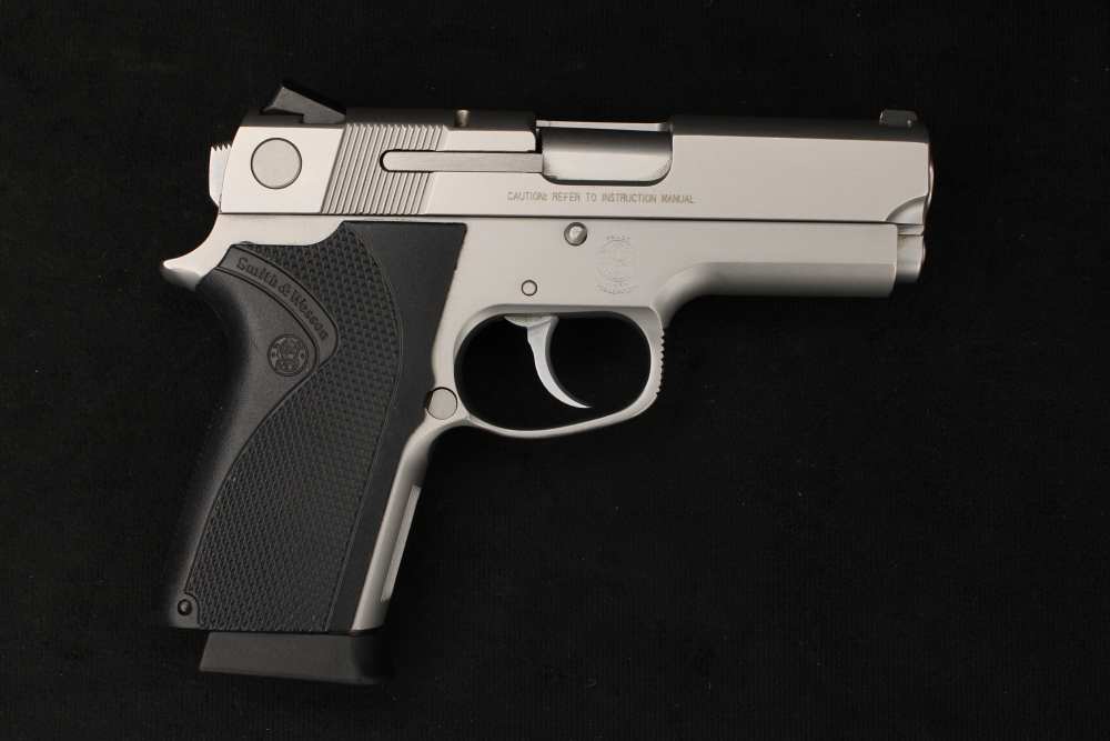 *RARE* 1990 Smith & Wesson 4536 Third Gen .45 ACP Compact Stainless S&W-img-1