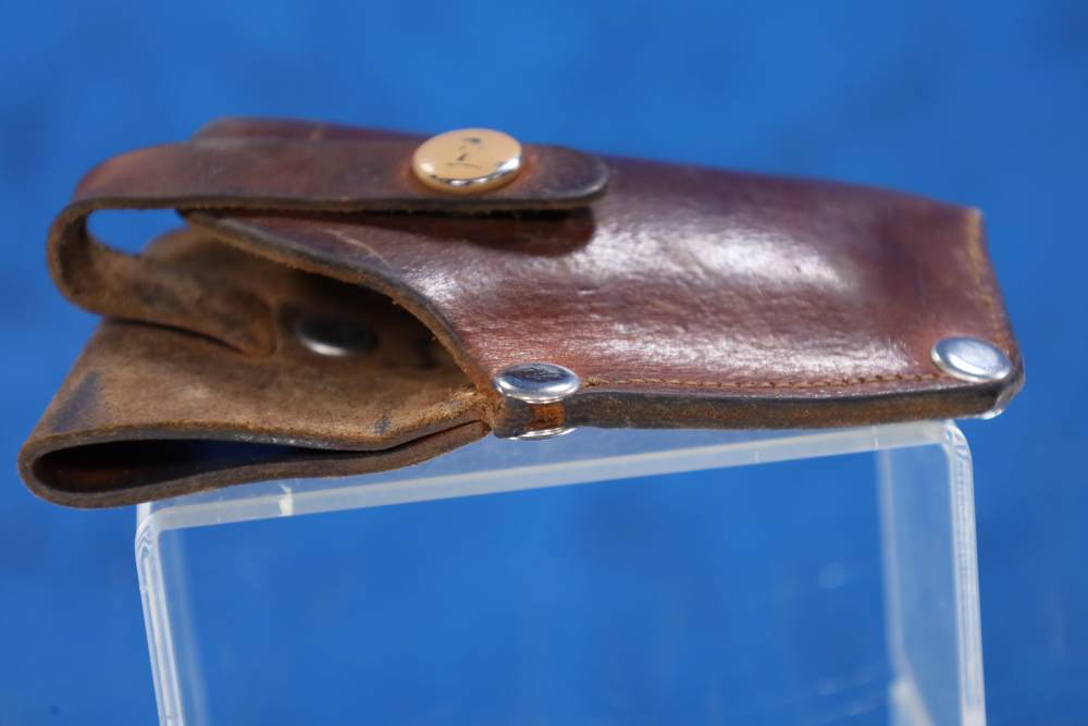 Leather Retention Holster for Small Pistols Baby Browning CZ VZ36 VZ45 -img-7