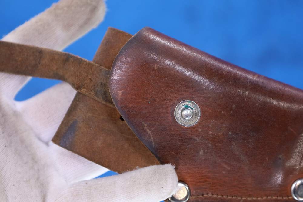 Leather Retention Holster for Small Pistols Baby Browning CZ VZ36 VZ45 -img-9