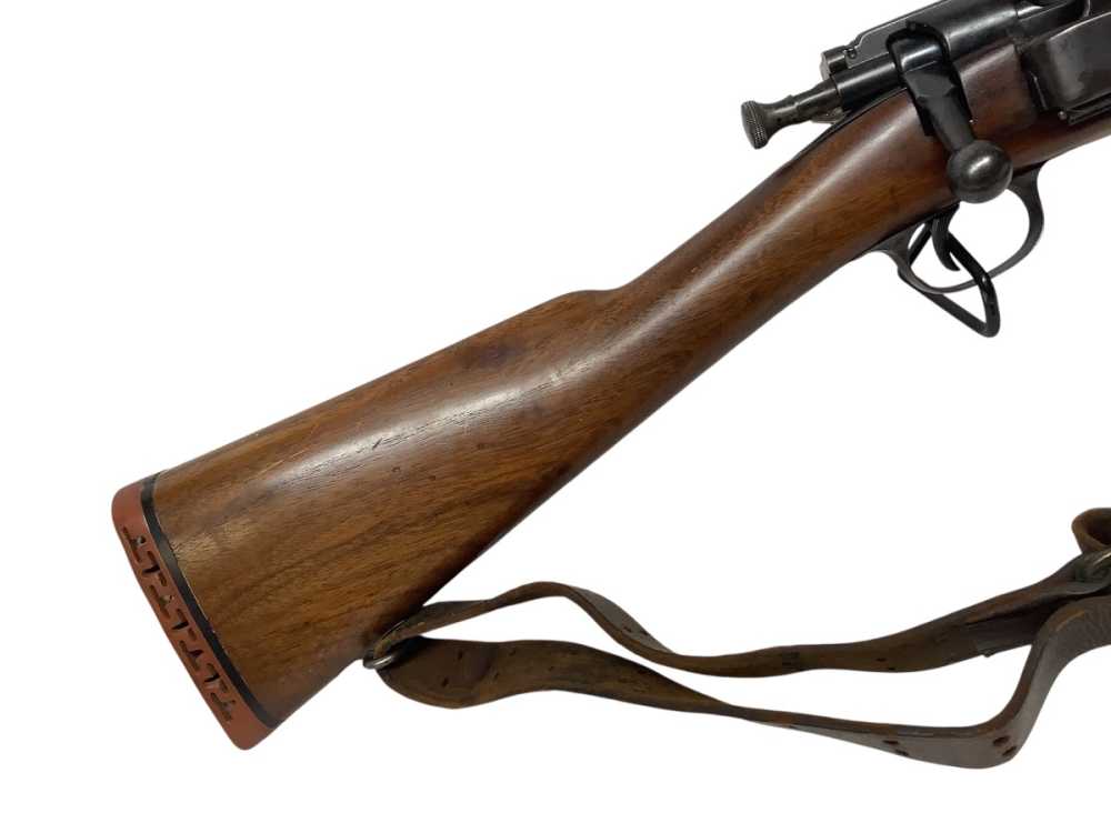 Springfield Armory 1896 Rifle: 30-40 Krag, 3 Rds, Leather Sling: GOOD!-img-8