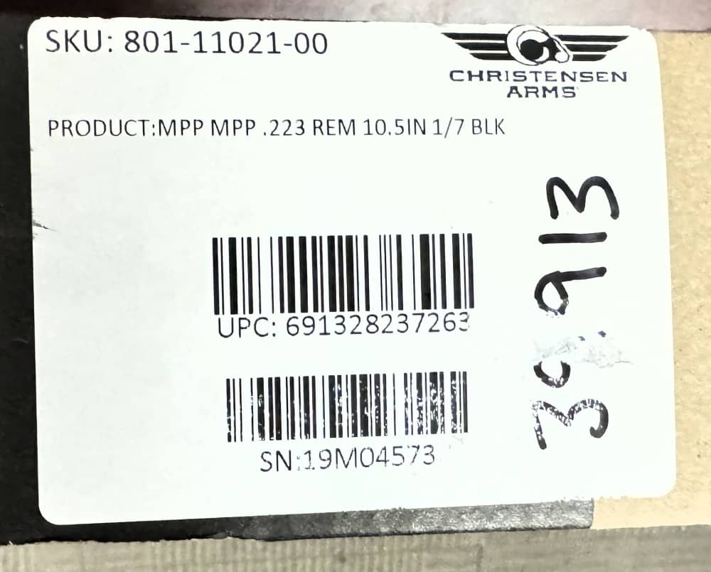 Factory New Christensen Arms MPP Pistol .223 Rem No Reserve! -img-9