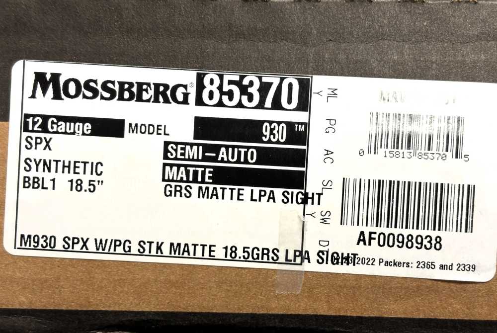 Factory New Mossberg 930 SPX Pistol Grip 12 Gauge Shotgun No Reserve!-img-9