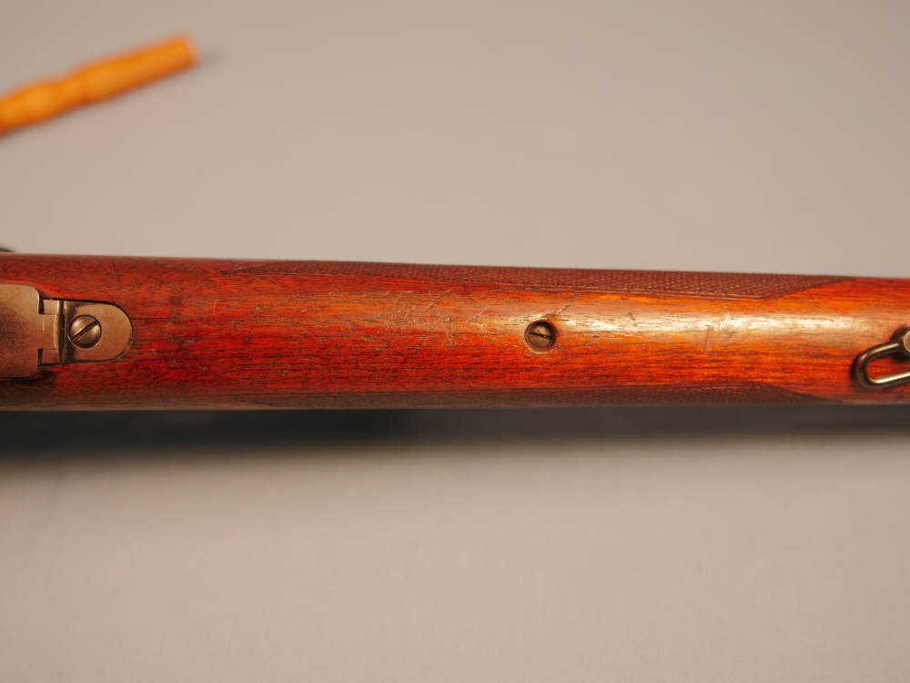 Pre-64 Winchester Model 70 300 H&H Mag with scope and brass-img-13