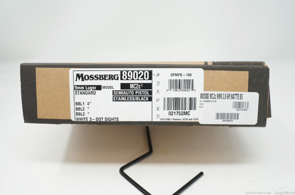 MOSSBERG MC2C COMPACT 9MM PISTOL BLACK/STAINLESS 15 ROUNDS (MO89020)-img-27