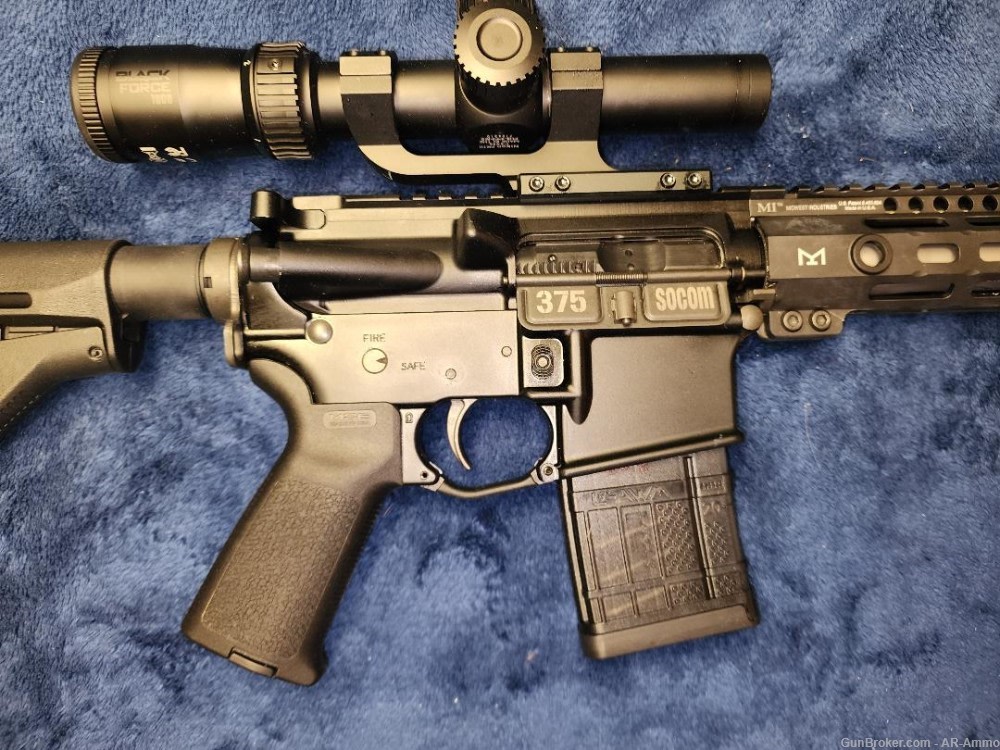 Stag Arms 375 SOCOM AR15 Rifle Tromix Billet Upper Nikon Optic *No CC Fees*-img-0