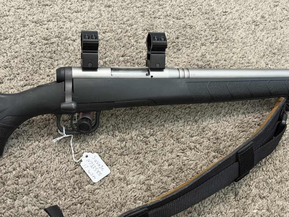 Savage B Mag 17 WSM 22” brl synthetic win short mag stainless varmint SS-img-2