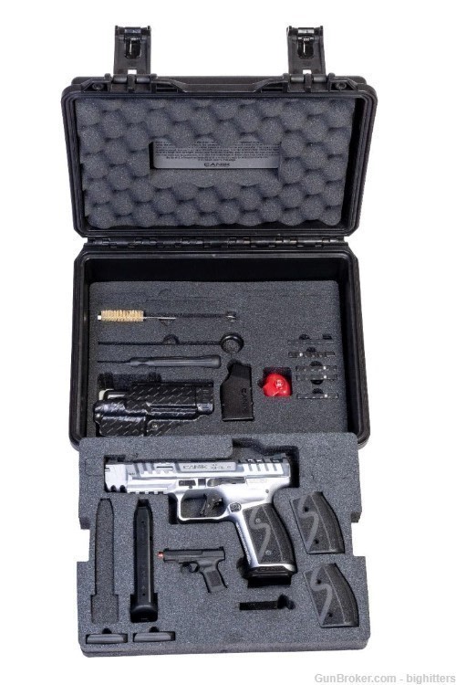 Canik SFx RIVAL-S Chrome 9mm 5” 18+1 Steel Frame HG7010C-N FACTORY NEW-img-2