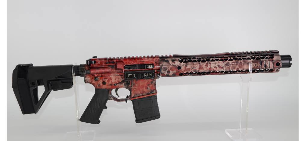 Black Rain Ordnance Fallout15 RED Skulls CRYPT 5.56 NATO 10.5-inch -img-1