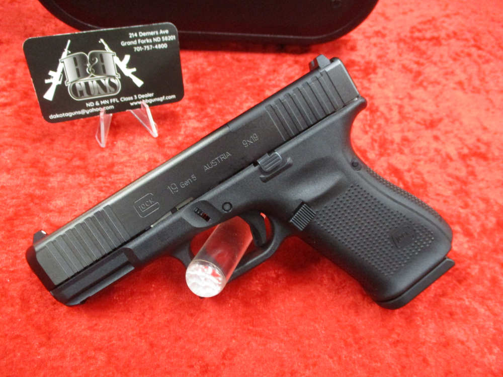 Glock G19 Gen 5 MOS Optic Ready 3-15rd Magazine 19 Conceal Carry NEW TRADE!-img-1