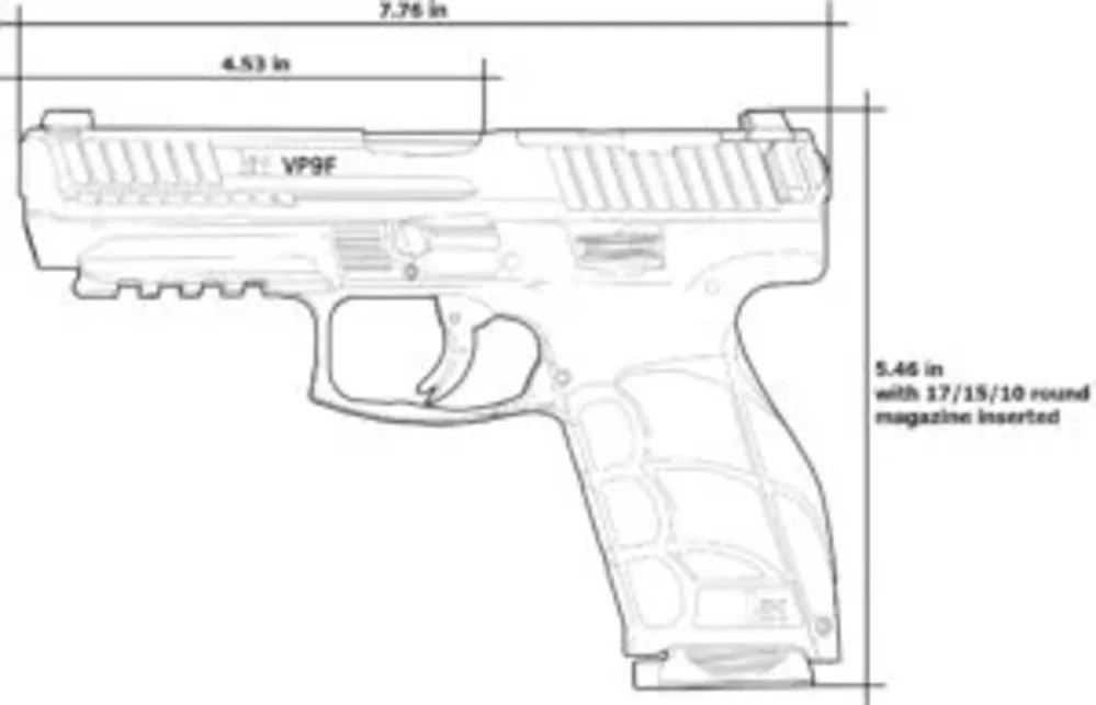 H&K VP9A1 F, Optics Ready, 9mm, 2-10RD Mags, (CA COMPLIANT), 4.5" Barrel-img-3