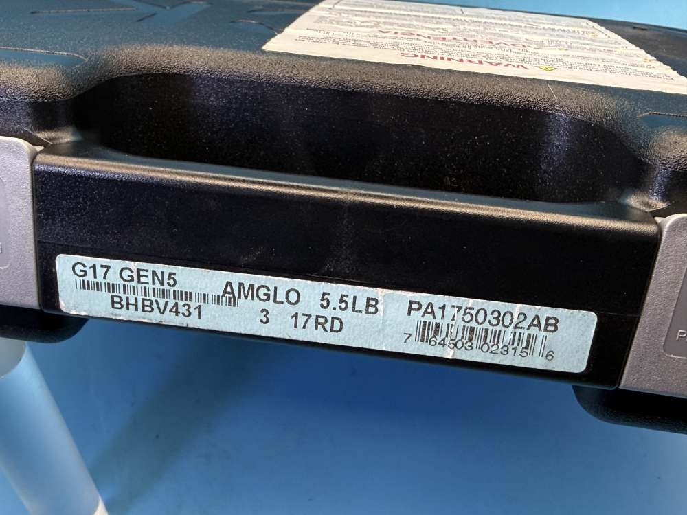 Glock 17 Gen 5 9mm Police Trade-in G17 Ameriglo Night Sights-img-2