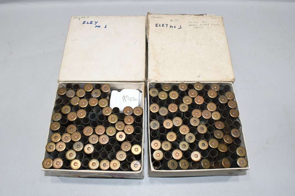 Large Lot Approx 675 +/- Eley 500/450 No 1 Express Primed Rifle Brass READ-img-6