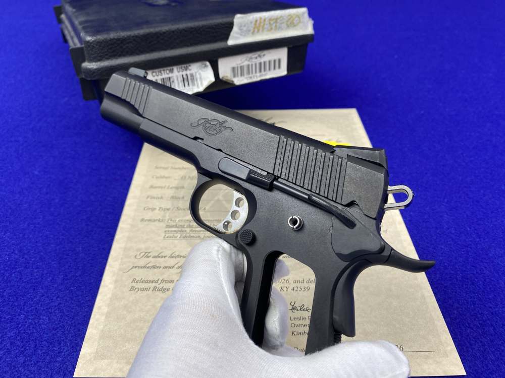 Kimber Custom USMC .45NDT -FIRST SERIALIZED EXAMPLE #DET1-000- USMC Stamped-img-35