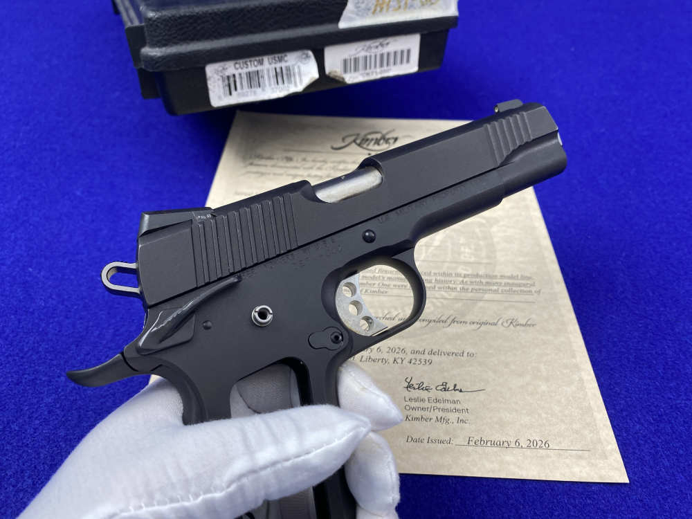 Kimber Custom USMC .45NDT -FIRST SERIALIZED EXAMPLE #DET1-000- USMC Stamped-img-34